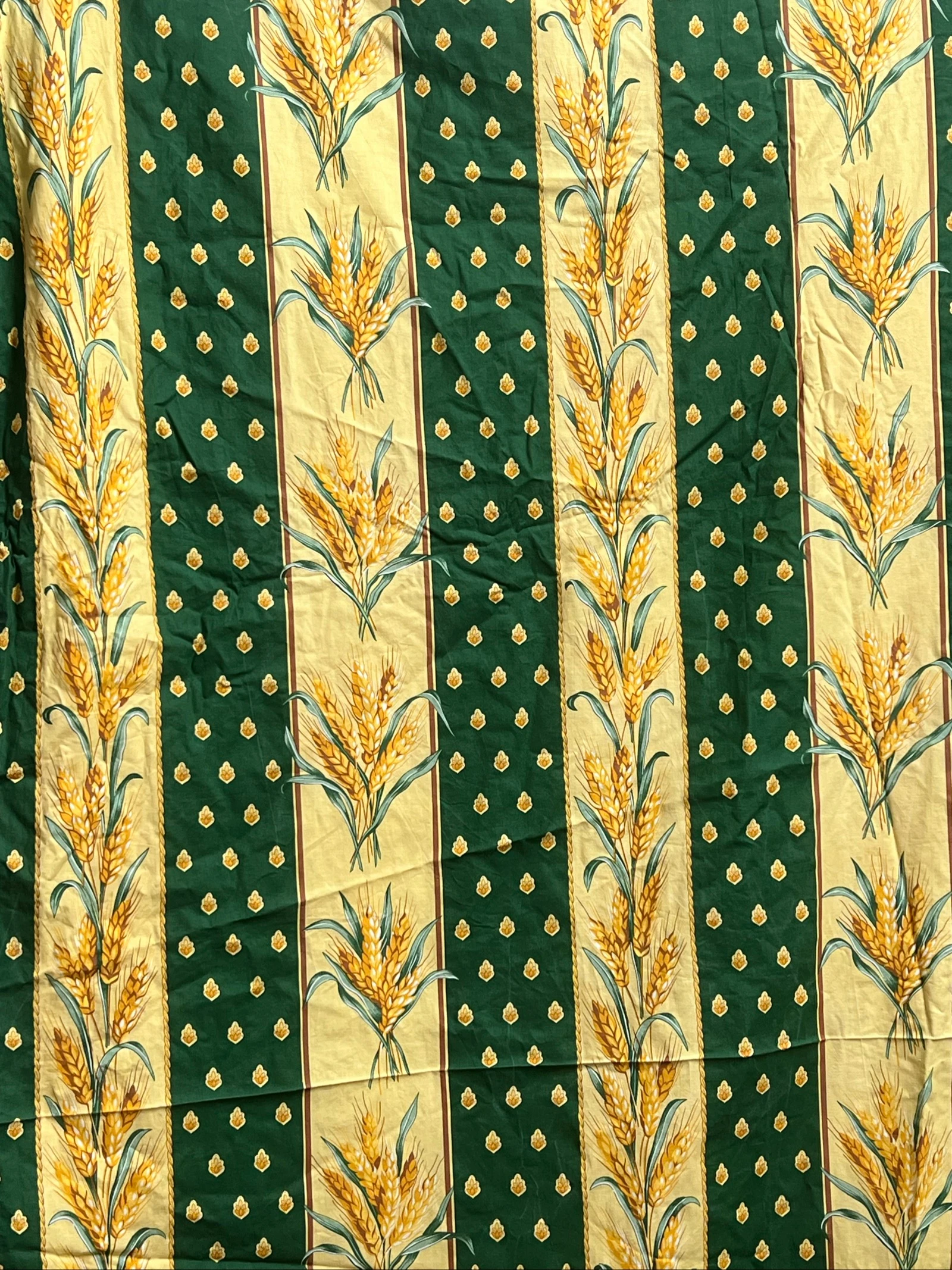 Cortinas duplas com estampa de Blé de Provence. – photo 2